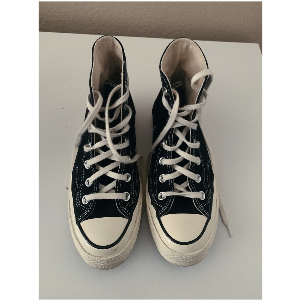 Converse Black and White High-Top Sneakers. Chuck Taylor.